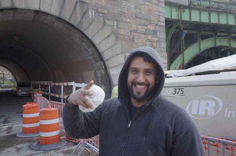 Chance meeting: this guy told me he commutes one and a half hours both ways