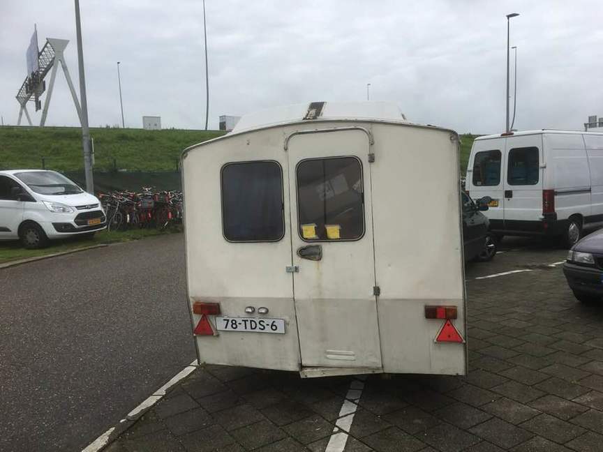 Confiscated XR supply wagon at the Amsterdam fietsendepot